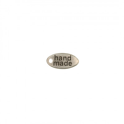 \\"HAND MADE\\" TAG WITH HOLE MM.12X6