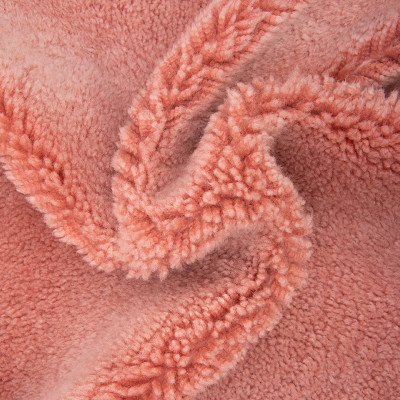 Pelliccia di Montone Riccia - Pink