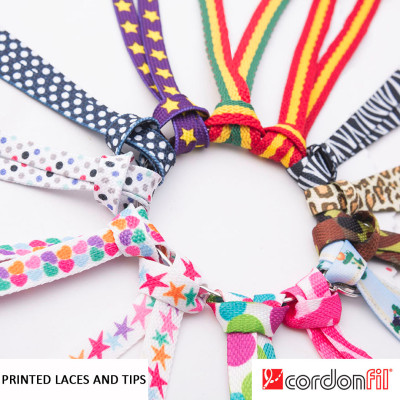 PRINTED LACES AND TIPS