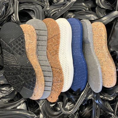 RECYCLED RUBBER SOLES
