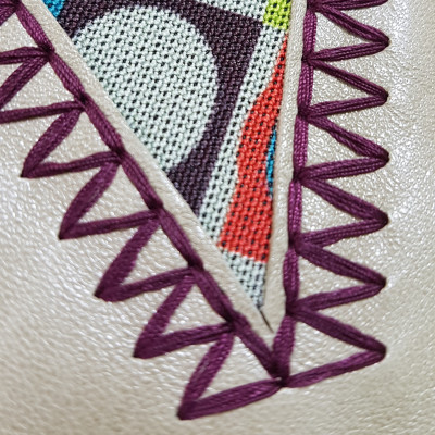 Embroidery on elastic