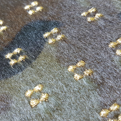 Asterisk stitch embroidery